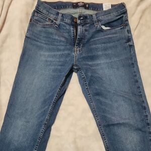 Hollister Men's Blue Straight Jeans